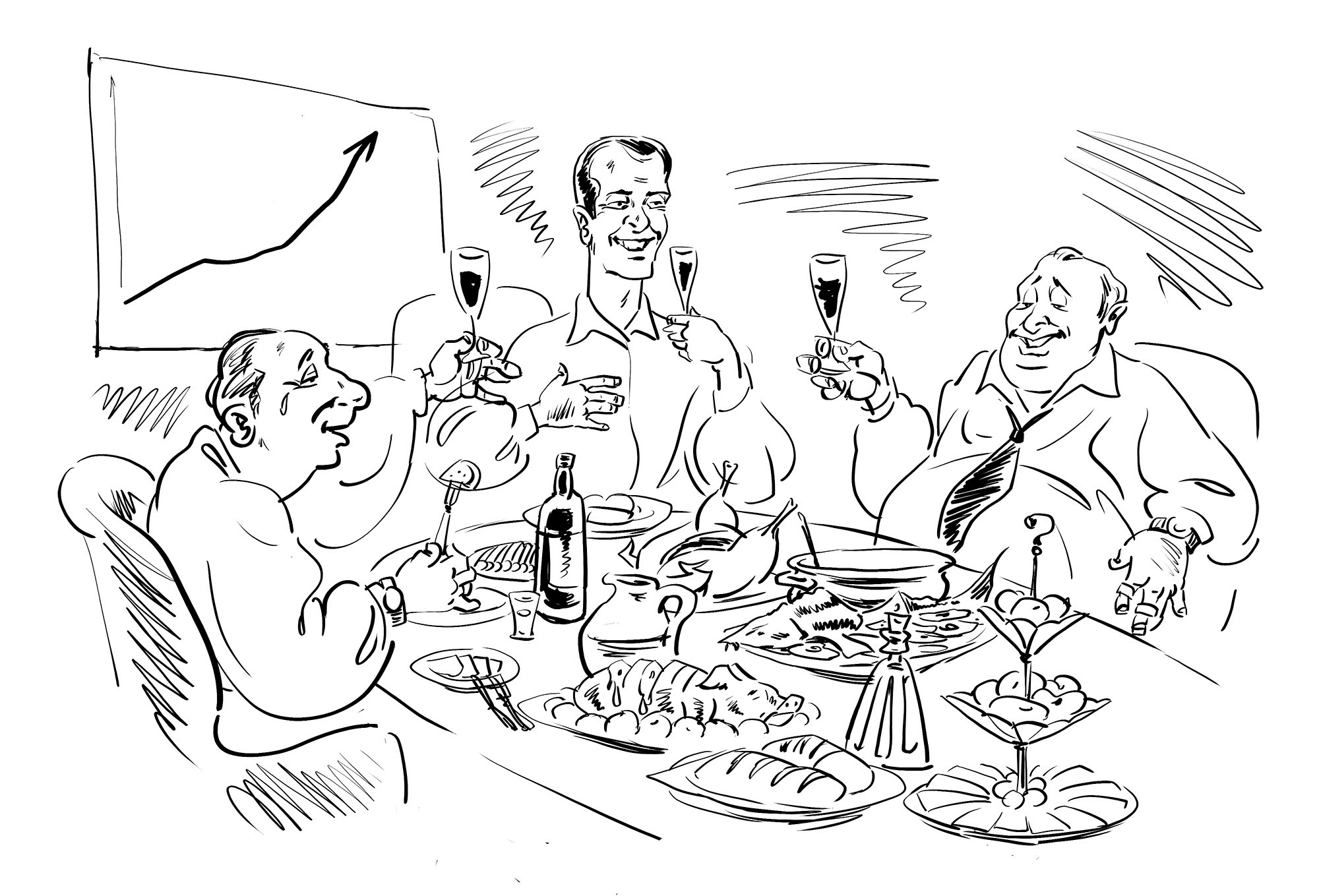 Иллюстрация к сказке Ю. Олеши "Три толстяка"