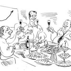 Иллюстрация к сказке Ю. Олеши "Три толстяка"