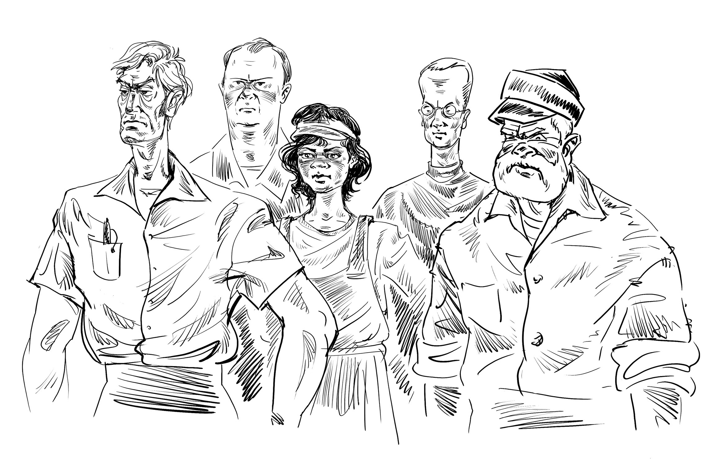 Иллюстрация к сказке Ю.Олеши "Три толстяка"