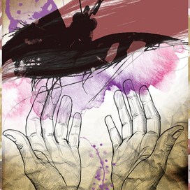 Бабочки летящие на огонь