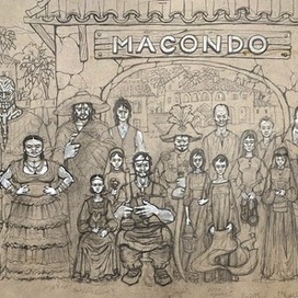 Иллюстрация к роману "Сто лет одиночества" Г.-Г. Маркеса