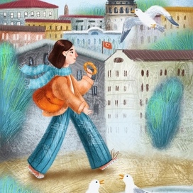 Открытка Стамбул