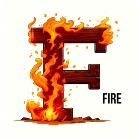 Стилизованное изображение латинской буквы