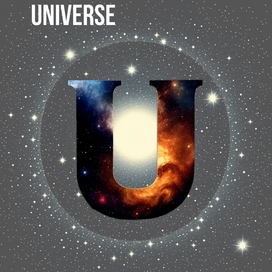 Стилизованное изображение латинской буквы