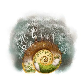 Улитка под снегом