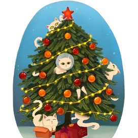 Новогодняя открытка