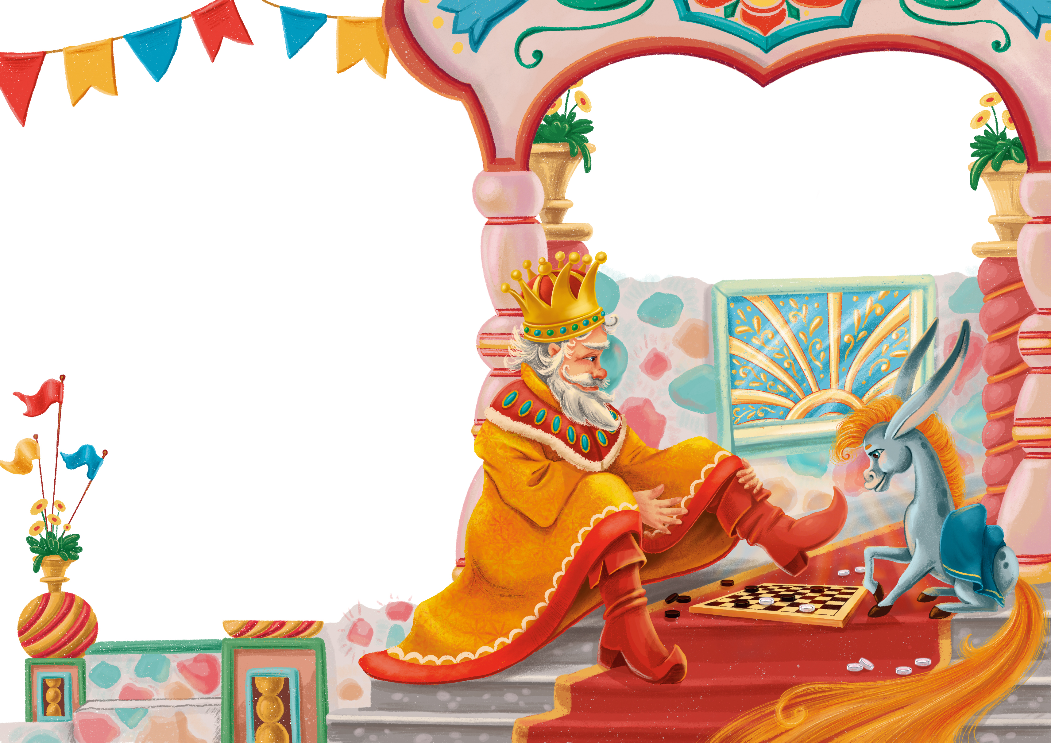 Шашки с коньком горбунком