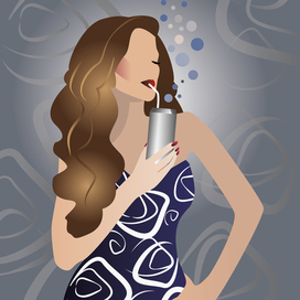 Фэшн флэт иллюстрация