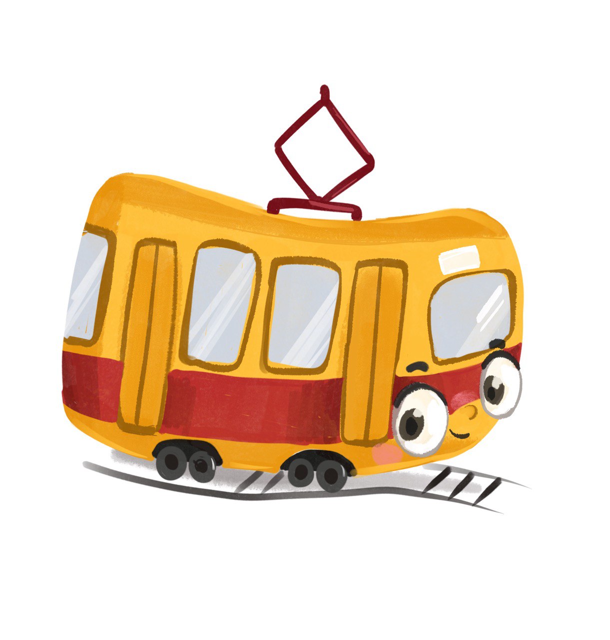 Малыш трамвай