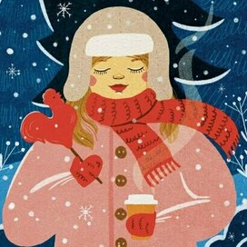 Зимняя иллюстрация