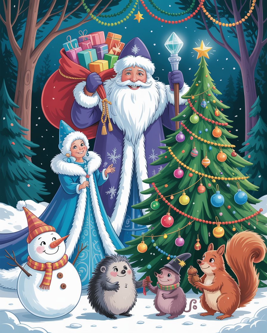 новогодняя открытка