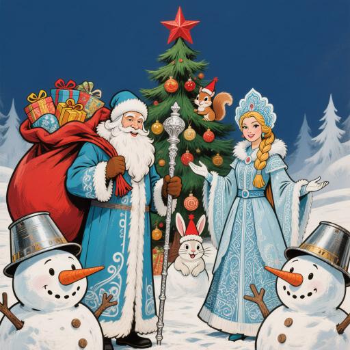 новогодняя открытка