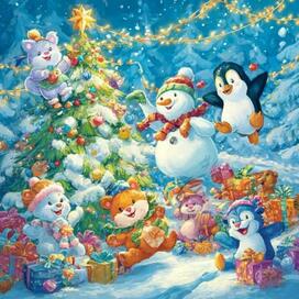 новогодняя открытка