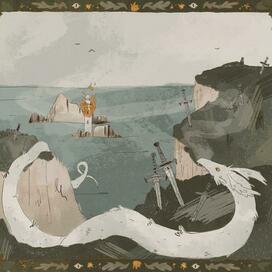 Дракон на скале