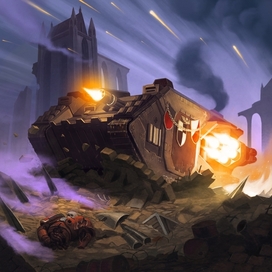 Иллюстрация по вселенной Warhammer 40K