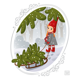 Новогодняя открытка