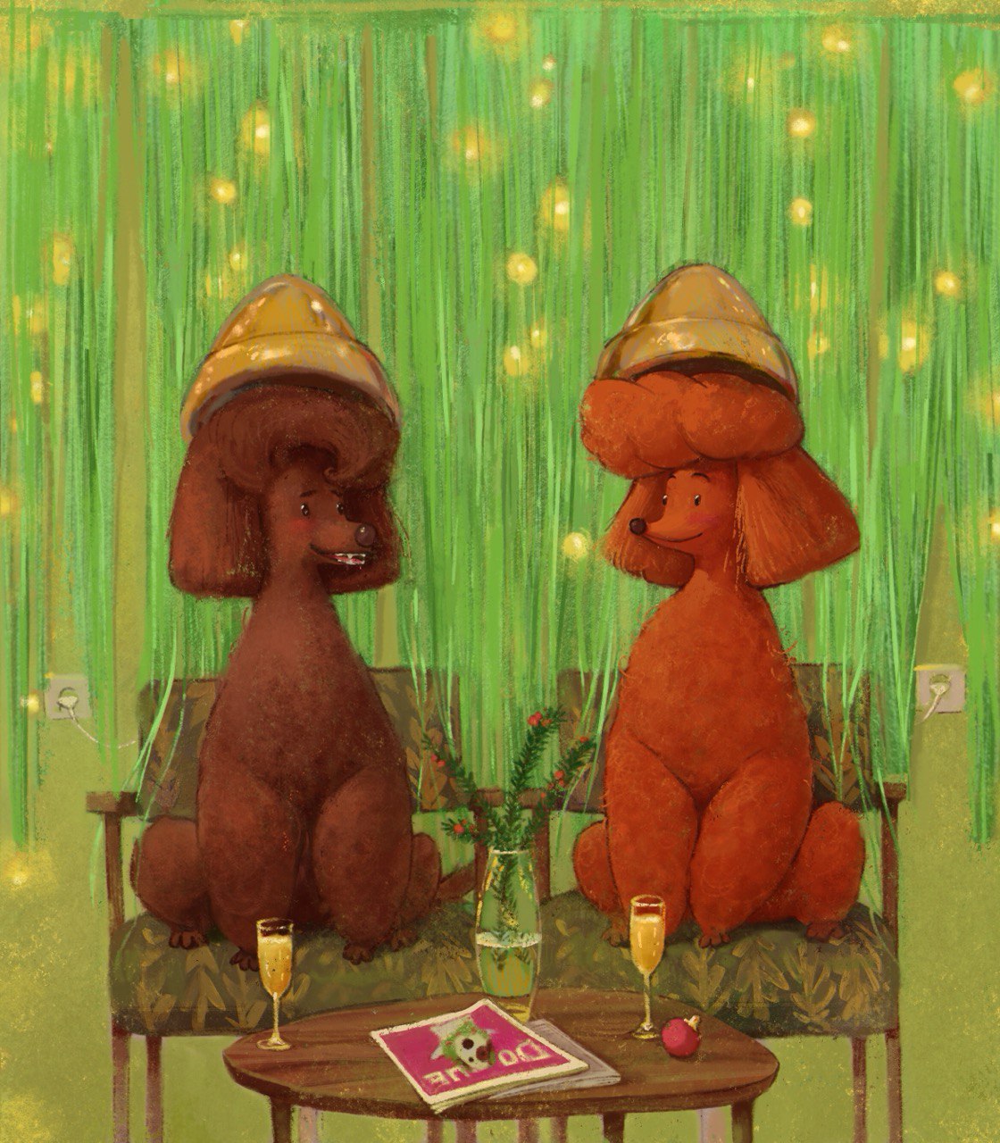 Прически к новому году