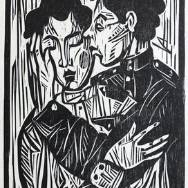 Илл.к повести В. Астафьева "Обертон"