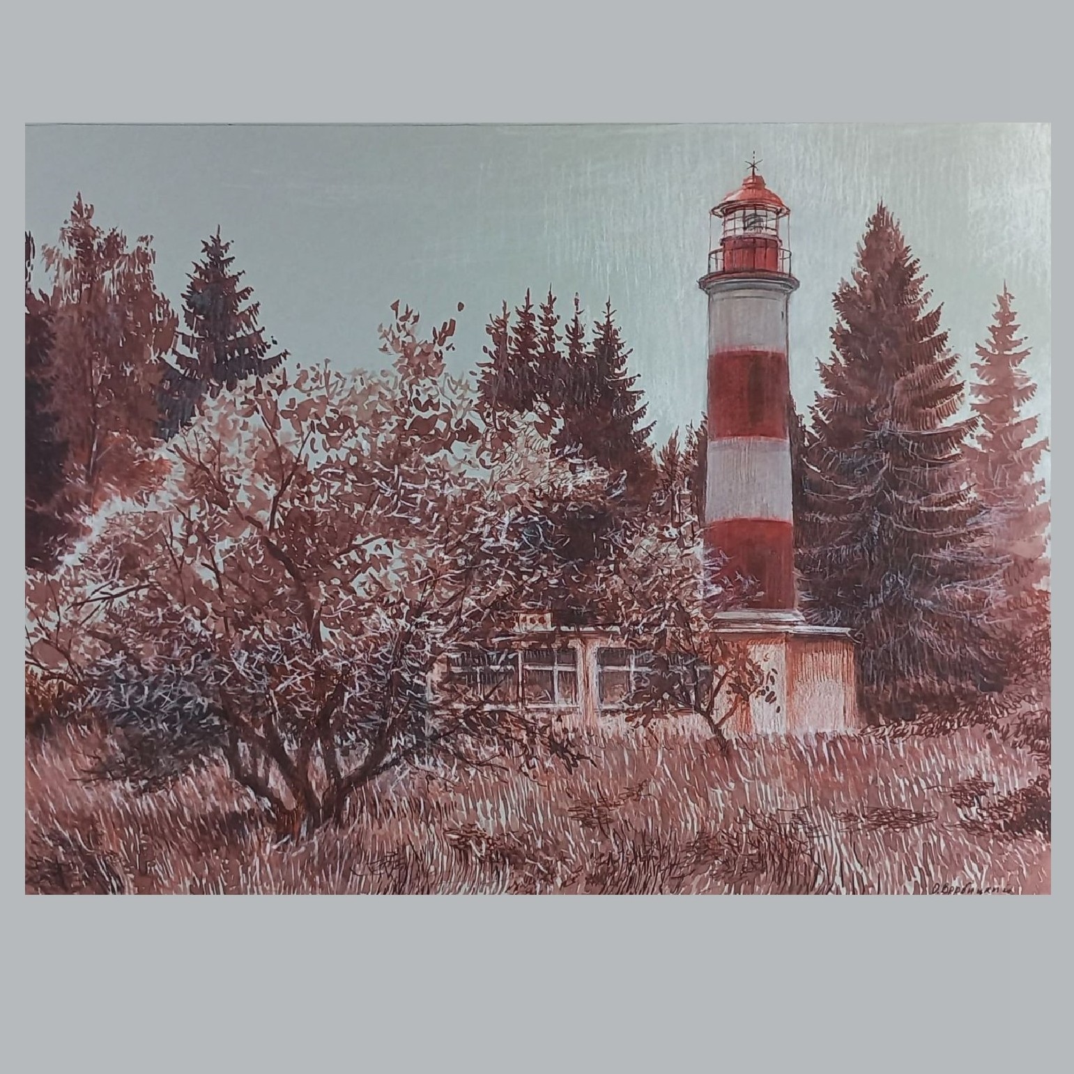 Маяк Стирсудден. Весна.