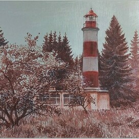 Маяк Стирсудден. Весна.