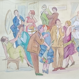 Илл.к рассказу М. Зощенко "Свадьба"