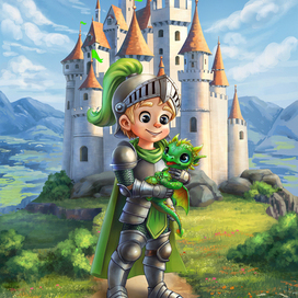 Рыцарь и его дракончик