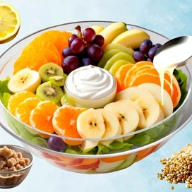 Иллюстрация фруктового салата