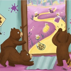 Приключение мишек в лесу