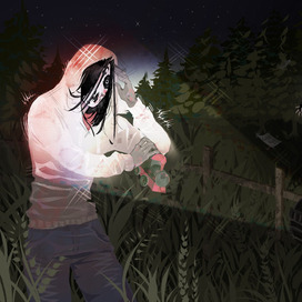 Horror Games Zine artwork 2025y.