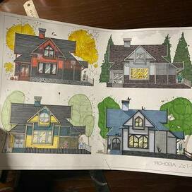 Фасады, 2й курс колледжа, 2023г.