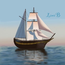 Корабль в море