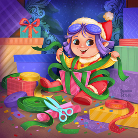 Новогодний эльф.