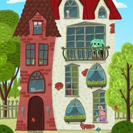 Дом монстриков. День