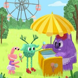 Монстрики в парке