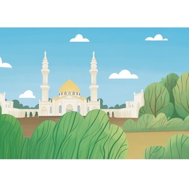 Белая мечеть в Болгаре, Татарстан 