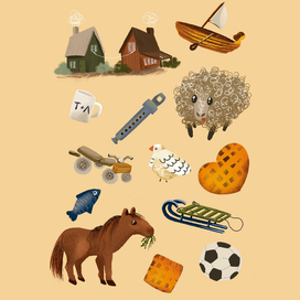 Вафельное сердце