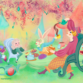 Безумное чаепитие Алисы, Шляпника и зайца