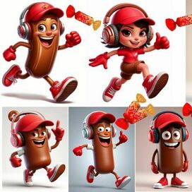 маскот «Фронтик» для батончиков РотФронт