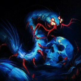 Хоррор иллюстрация