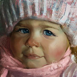 Портрет девочки.