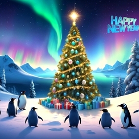 Иллюстрация на новогоднюю тему