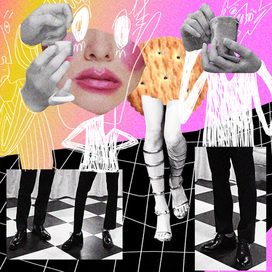 Коллаж "Кондитерская фабрика"