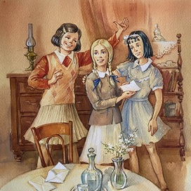 Три девочки. История одной квартиры. Конец блокады