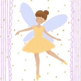 Фея детская иллюстрация на заказ 