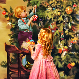 новогодняя иллюстрация