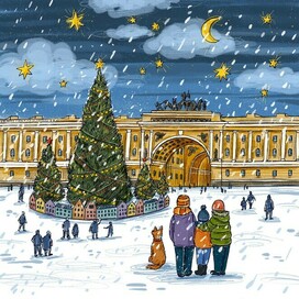 Новый год на Дворцовой