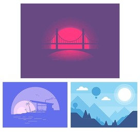 Векторный пейзаж