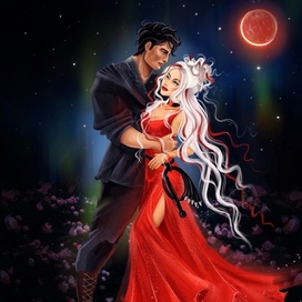 Иллюстрация для романтического фэнтези