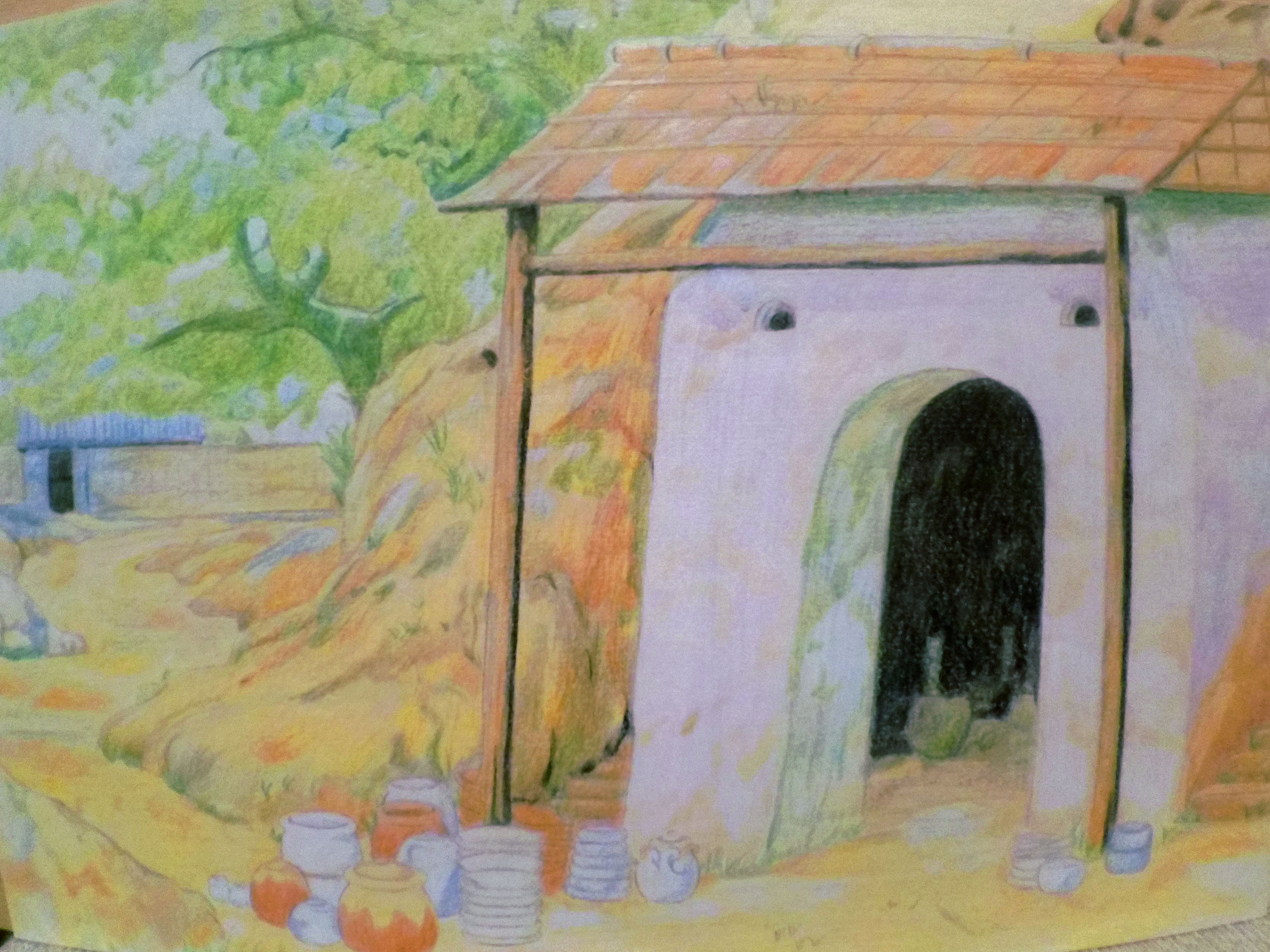 по кадрам из фильма Хайяо Миядзаки "как облака как ветер"