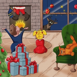 Иллюстрация для новогоднего челленджа